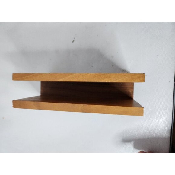 Vintage Lasercraft Wood Sailboat Napkin Holder Laser Engraved Nautical Handmade - Picture 3 of 9